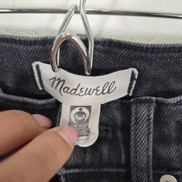 Madewell Cali Demi Boot Jeans Women's 25‎ Black Stretch Denim Bootcut High Rise - Picture 3 of 9